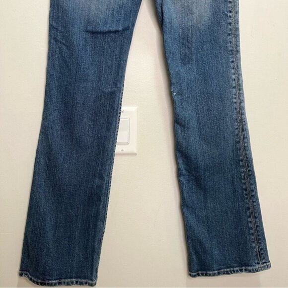 Miss Me Daphne Low Rise Bootcut Jeans Distressed Camo Size 28 - Picture 7 of 16